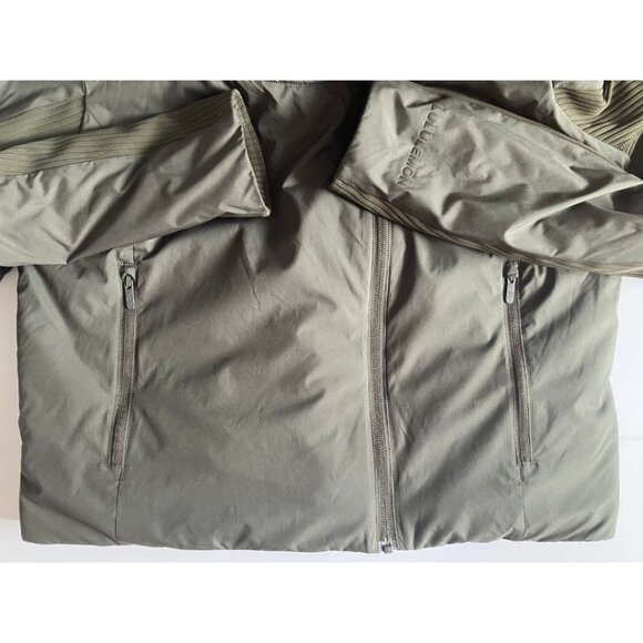 Lululemon Sleek City Jacket Dark Olive Size 10 Insulated - Picture 7 of 8